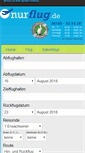 Mobile Screenshot of nurflug.de